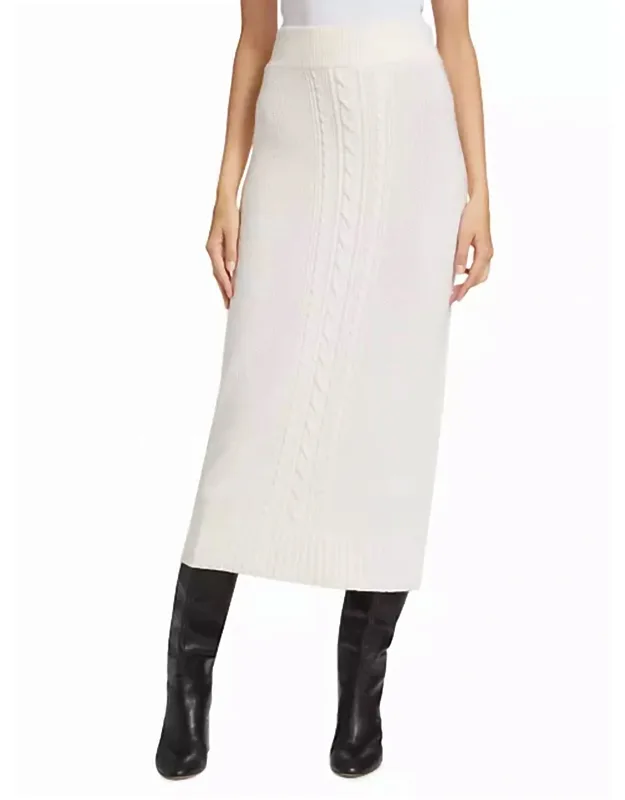 Cable Knit Skirt