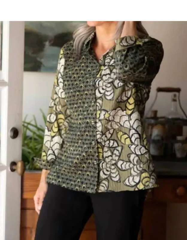Rustling Leaves Shaped Shirt