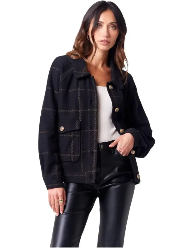 Asher Tweed Windowpane Jacket