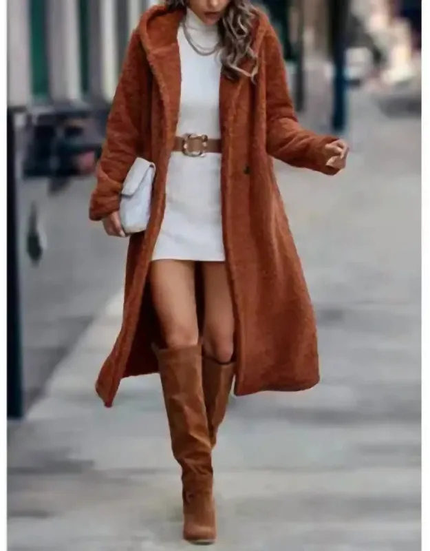 Teddy Hooded Coat