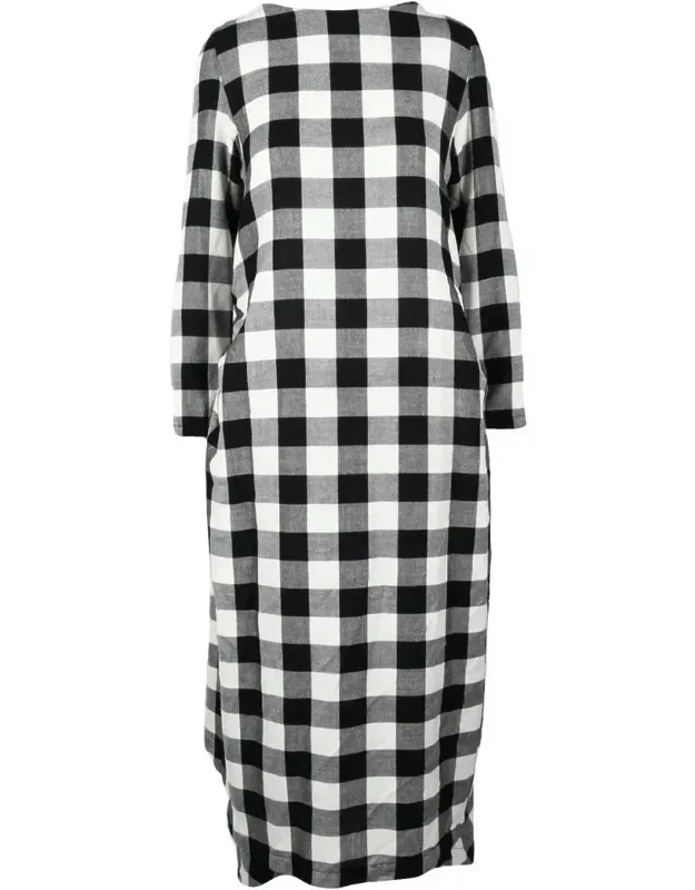 Long Wool Dress With Tie
