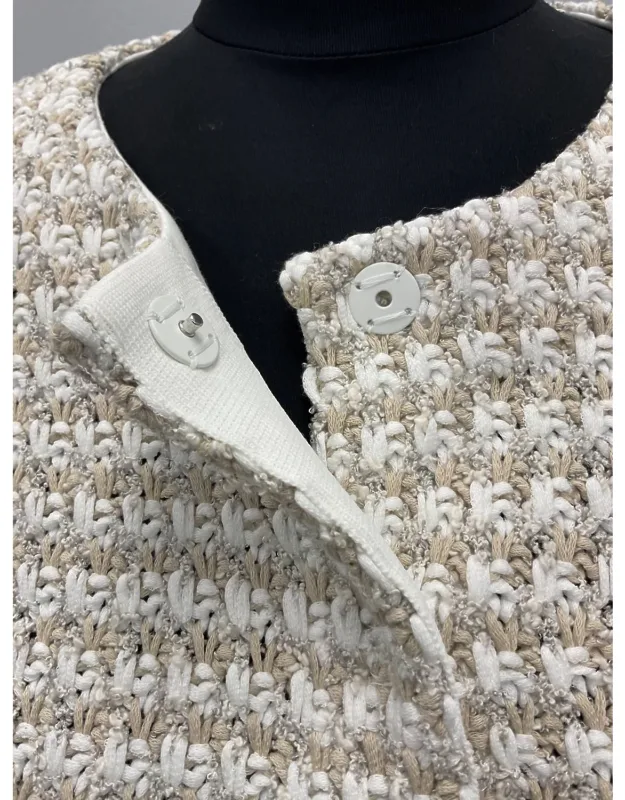 Tweed Cotton Cardigan