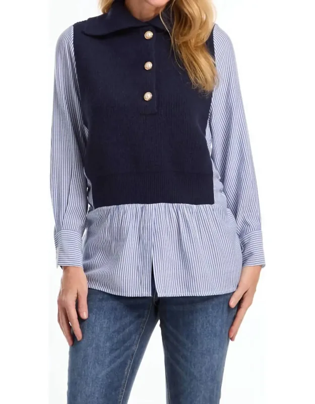Mixed Media Sweater