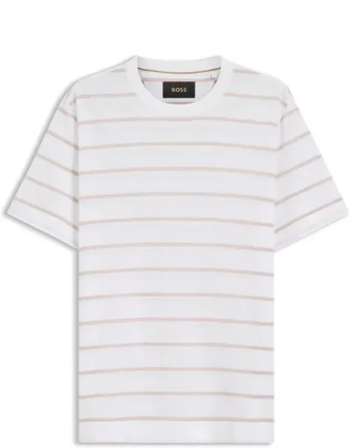 Cotton-linen T-shirt