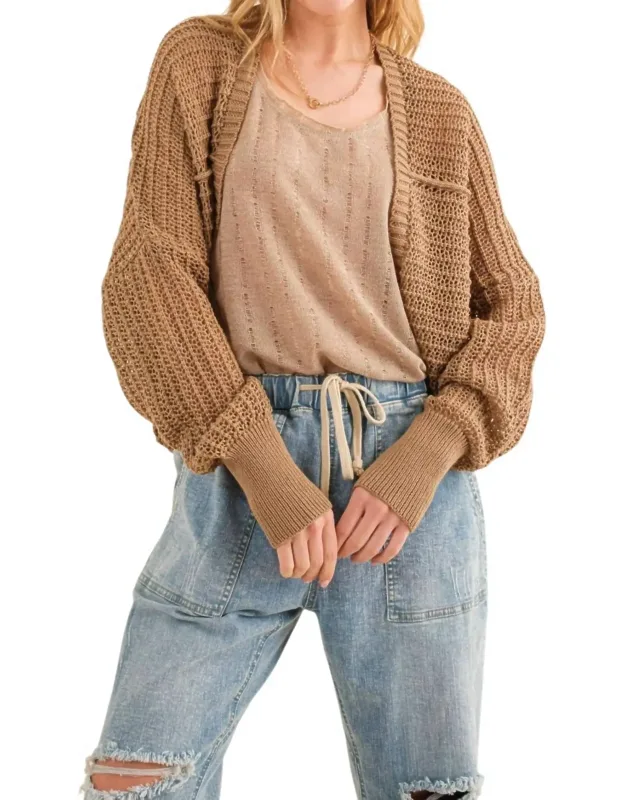 How You Feel Bolero Cardigan
