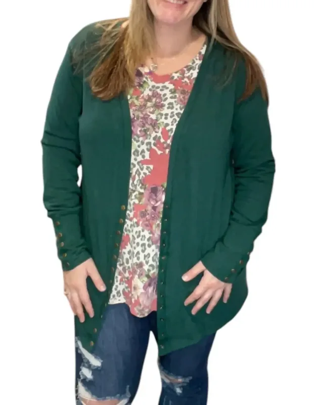 Holly Snap Cardigan