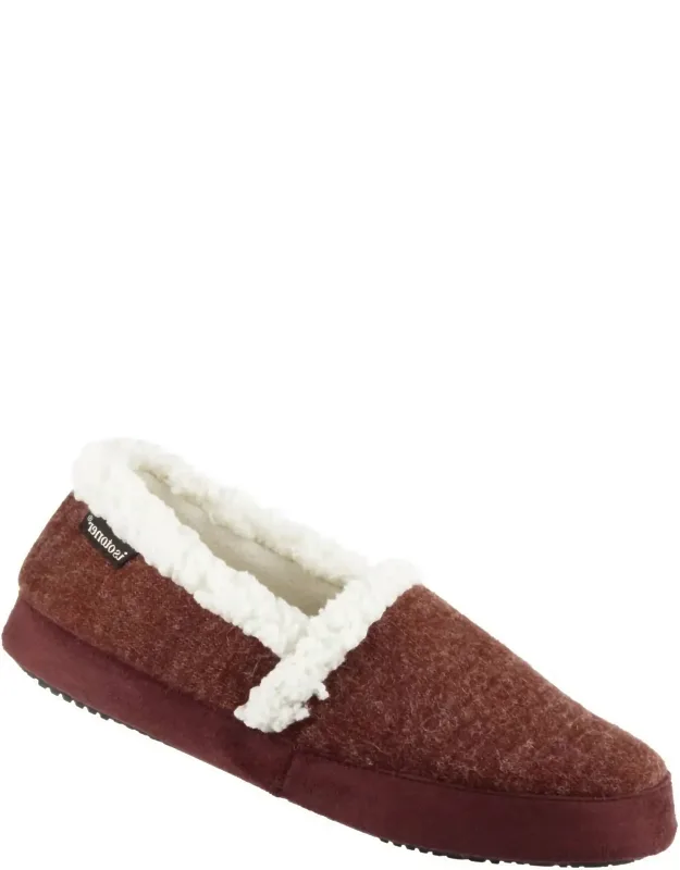 Microsuede Closed Back Slippers