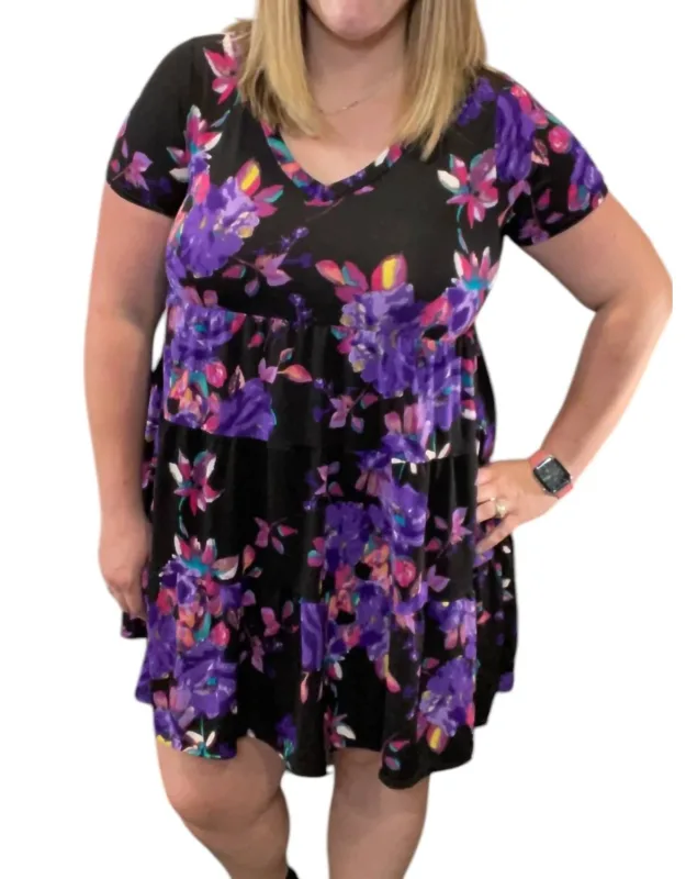 Floral Tiered Sun Dress