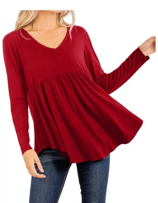 Babydoll Swing Top
