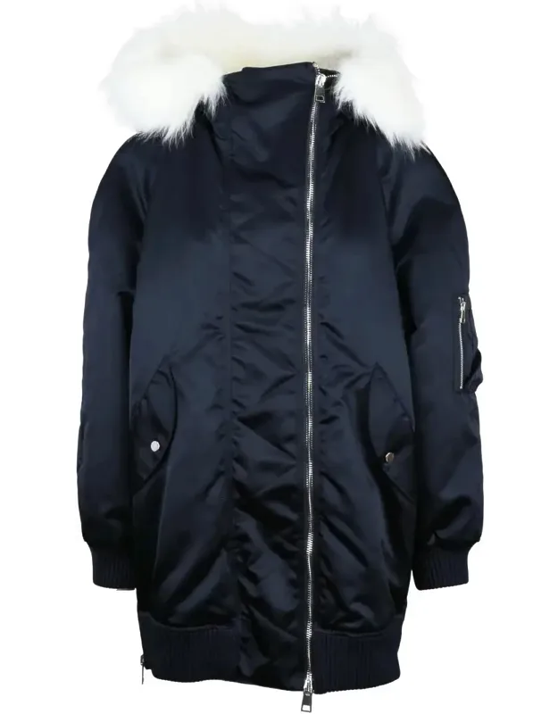 Parka With Plush Hood