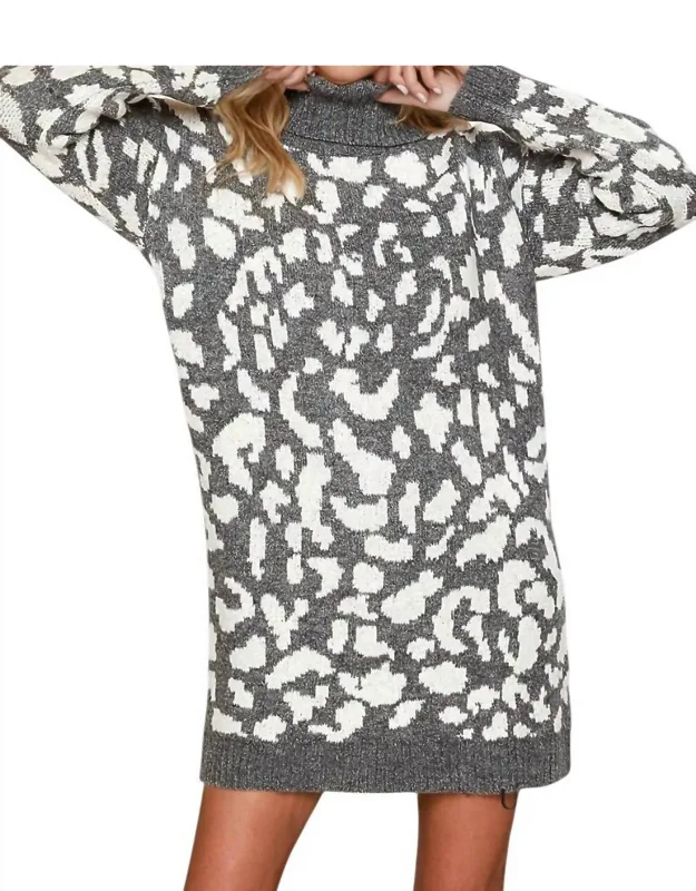 Turtleneck Sweater Dress