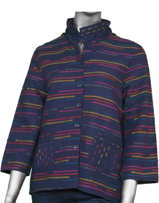 Peruvian Ruch Collar Jacket