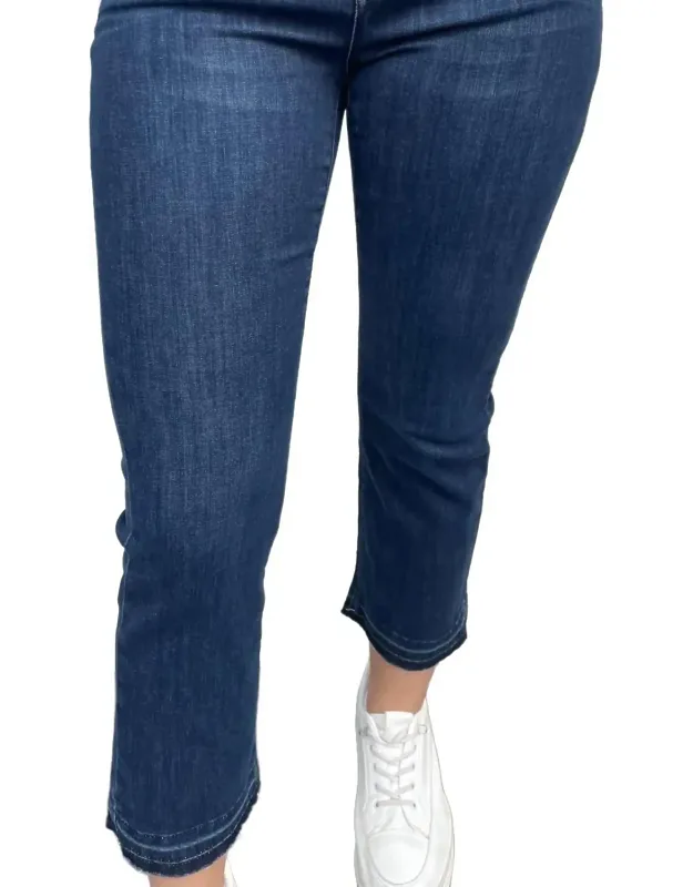 Bootcut Jeans With Raw Hem