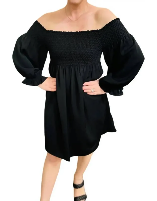 Smock Neck Dress