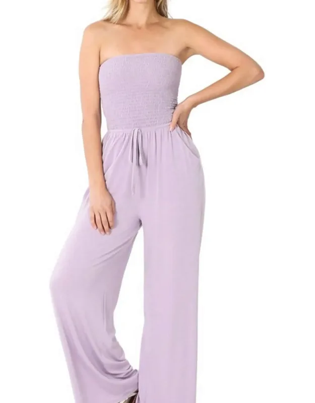 Smocked Romper Pants