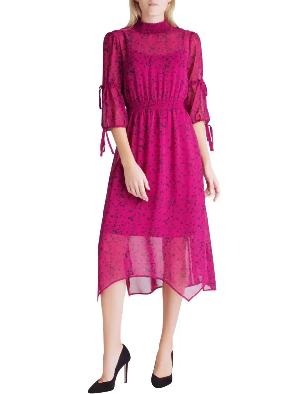 Mock Neck Long Sleeve Dress