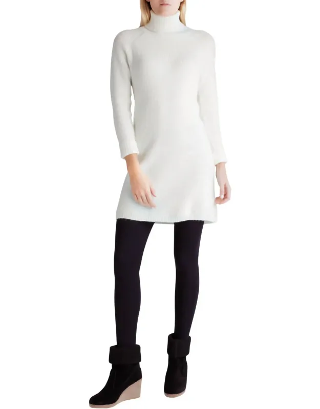 Long Sleeve Turtleneck Sweater Dress