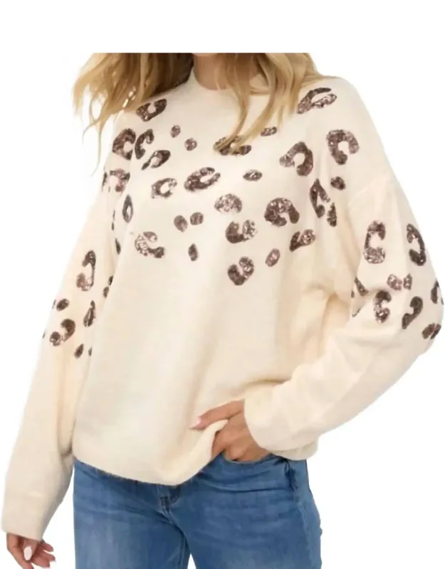 Animal Sequins Sweater