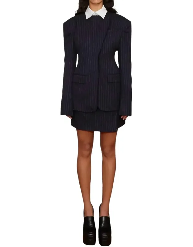 Pinstripe Skirt
