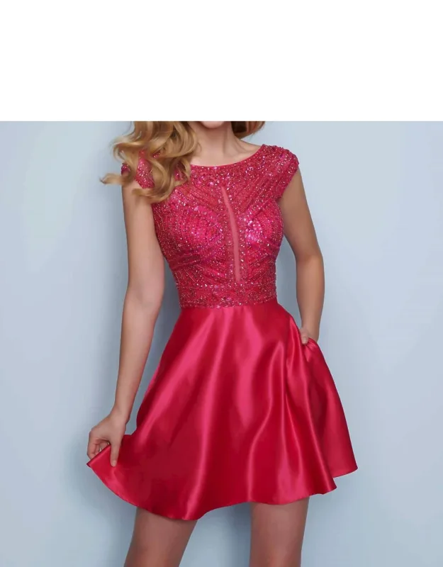 Rhinestone Prom Dress