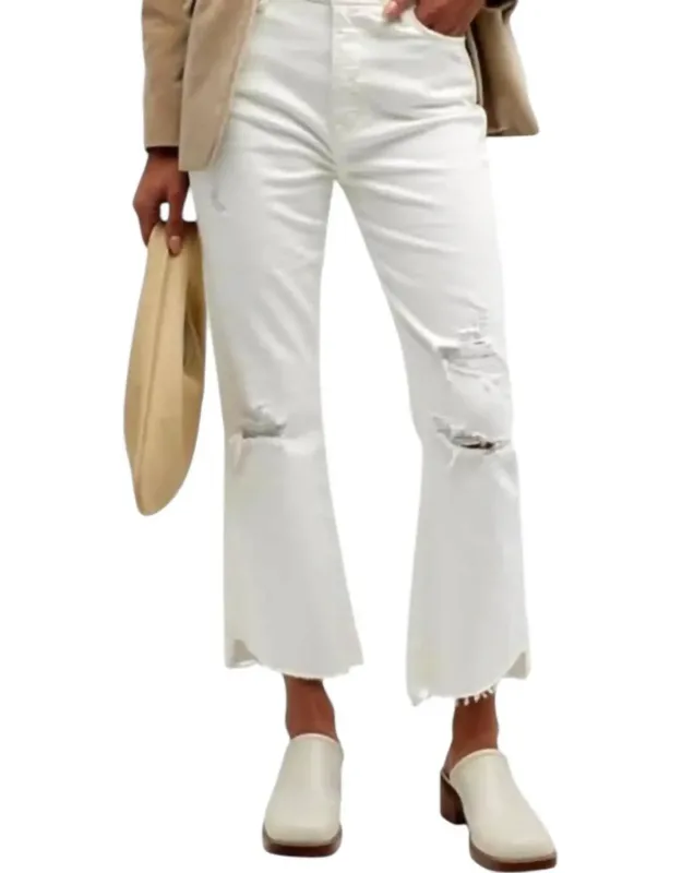 Super High Crop Mini Boot Jeans