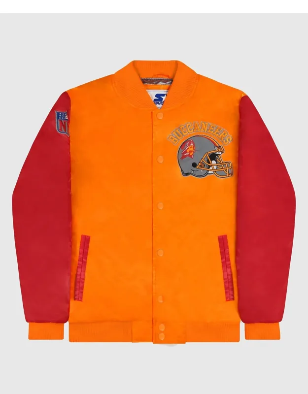 Tampa Bay Buccaneers Varsity Satin Full-snap Jacket