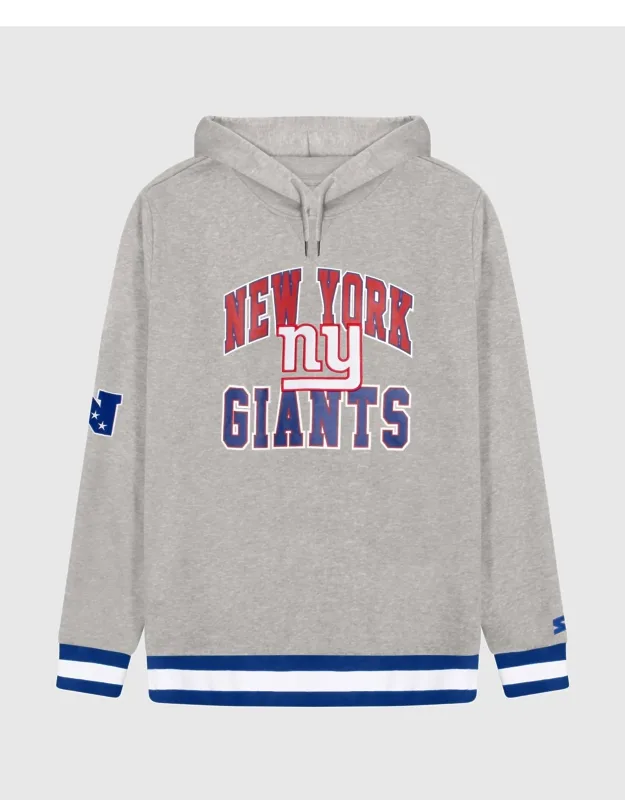 New York Giants Knit Hoodie Sweatshirt