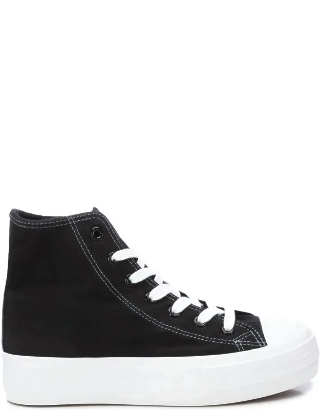 Canvas High-top Sneakers