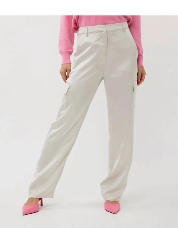 Sateen Cargo Trousers