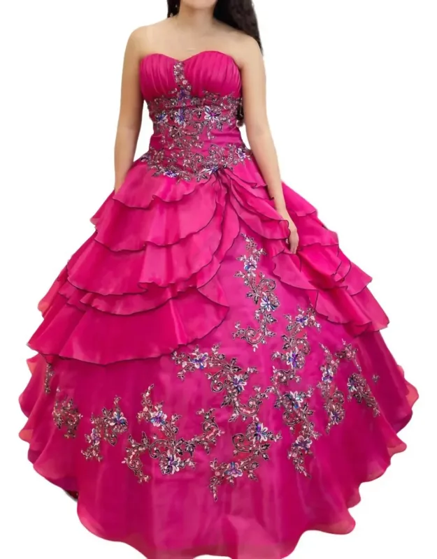 Quinceañera Off Shoulder Dress