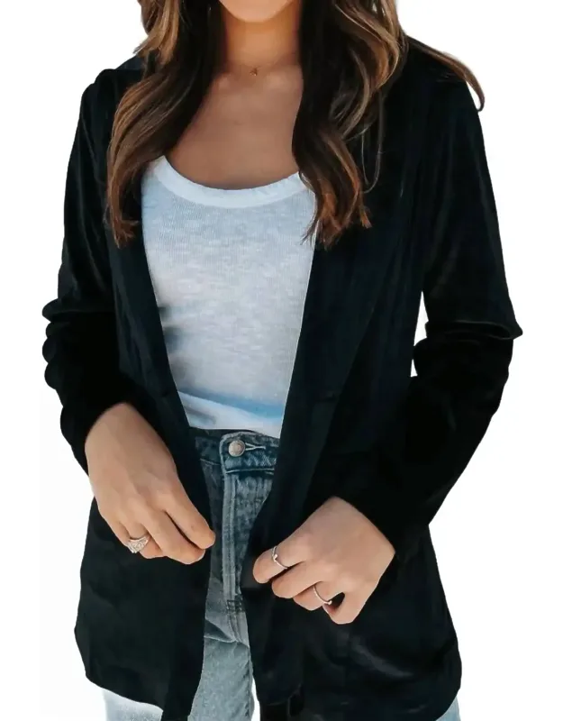 Everything We Knew Velvet Blazer