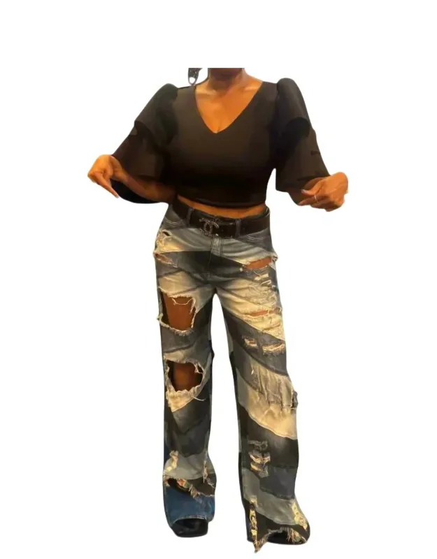 Destroyed Jeans