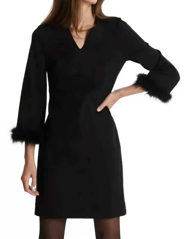 Chelsea Ponti Feather Dress
