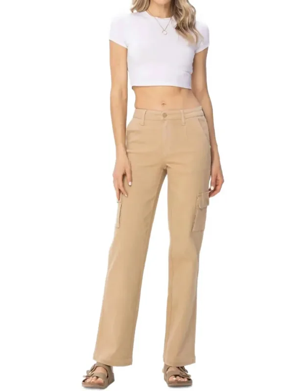 Cargo Straight Leg Pants