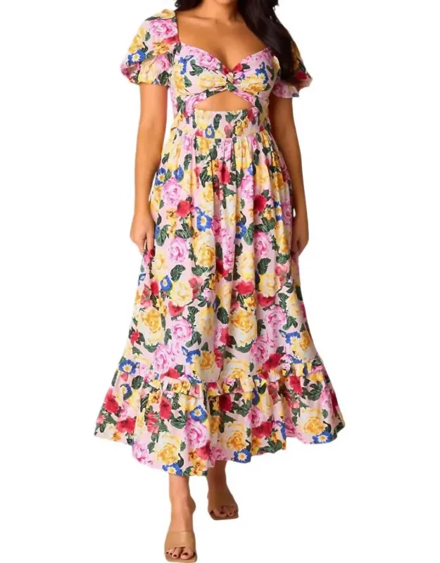Cut Out Midi Dress
