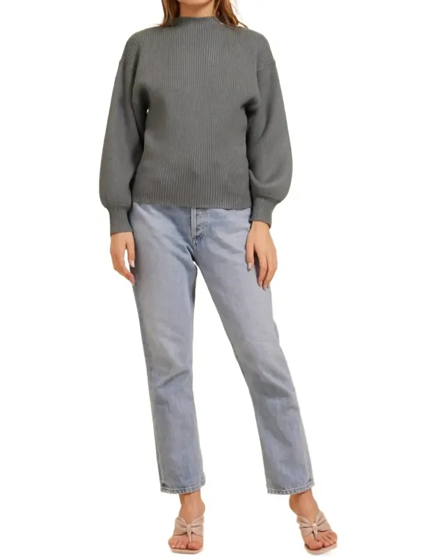 Mock Neck Sweater