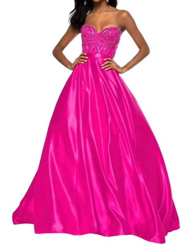 Sweetheart Corset Bodice Prom Dress