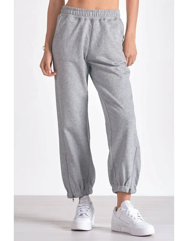 Zipper Joggers