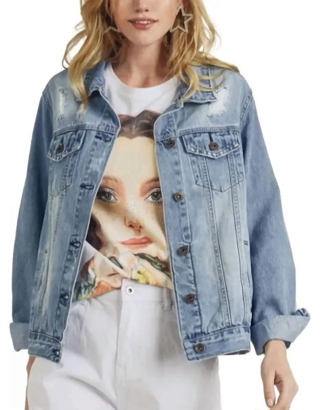 Relaxed Vintage Distressed Jacket