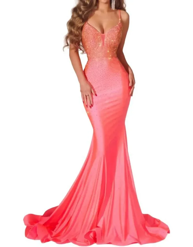 Trumpet Style Prom Dress