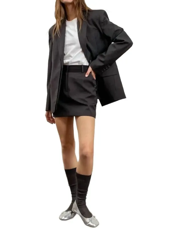 Pin Striped Long Sleeve Blazer