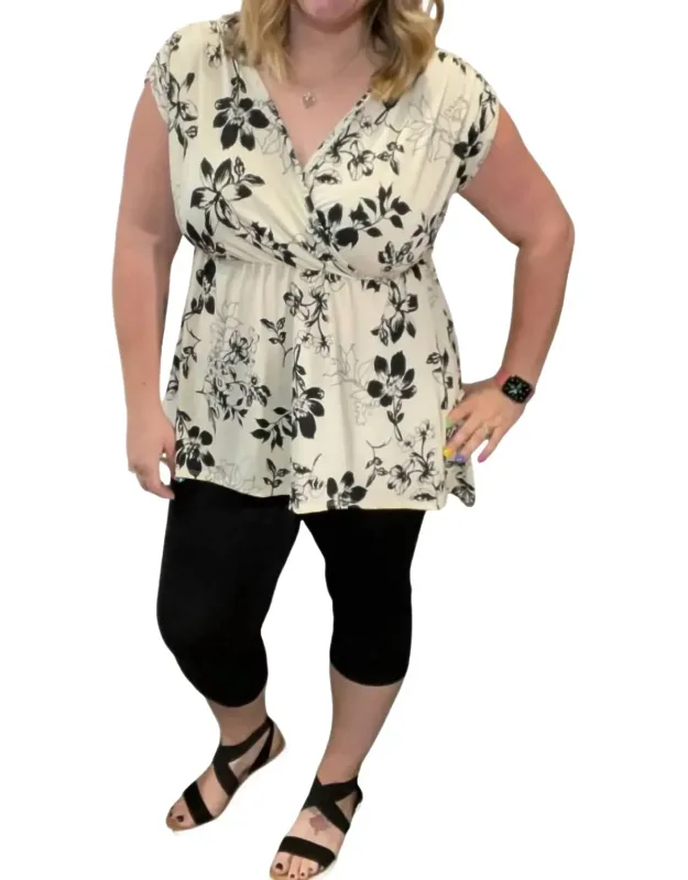 Floral Hi-low Tunic