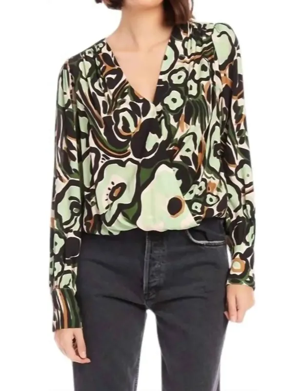 Drape Front Top