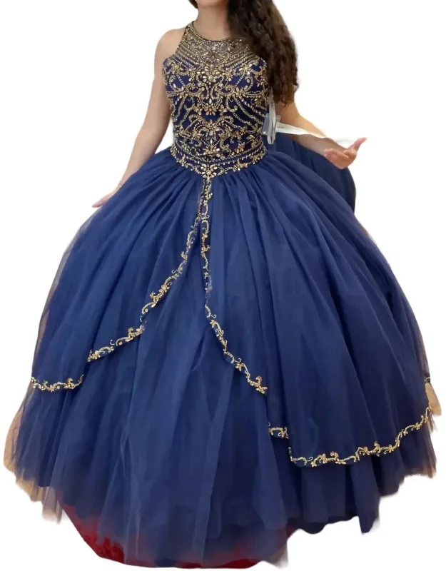 Sleeveless Quinceañera Dress