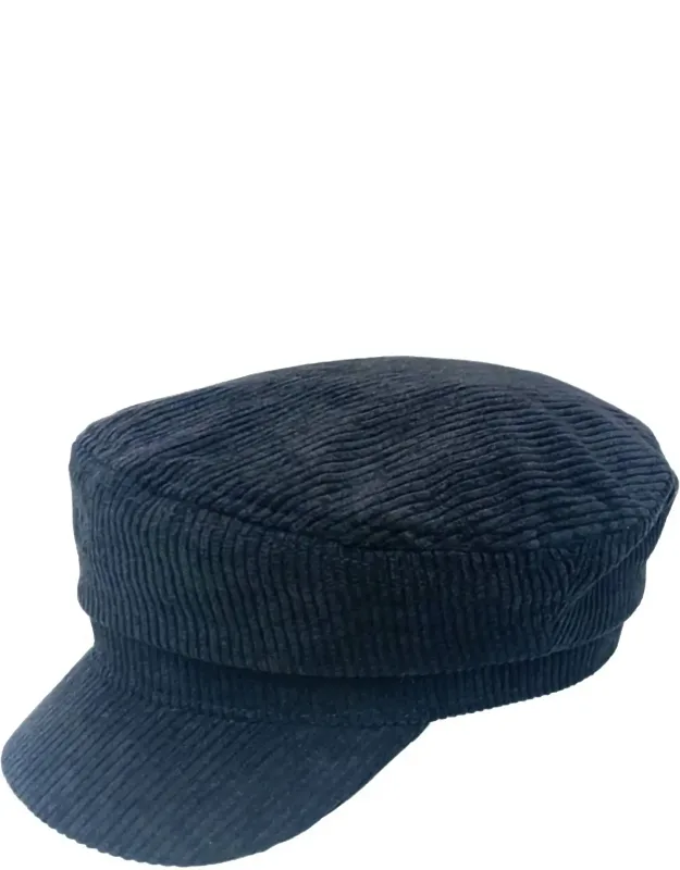 Corduroy Newsboy Cap Hat