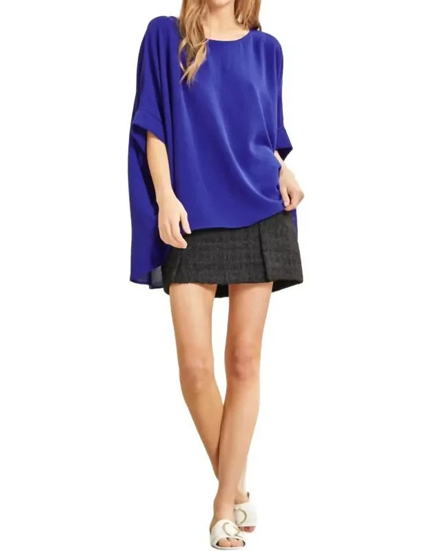 Dolman Sleeve Poncho Style Top