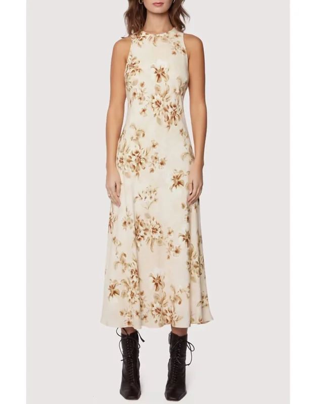 Dream Of Iris Midi Dress