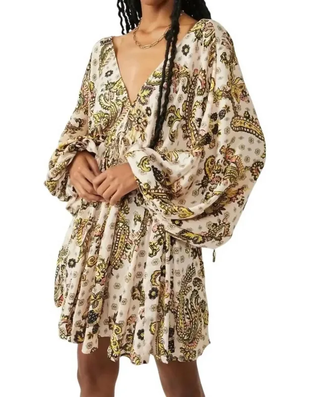 Printed Mini Dress