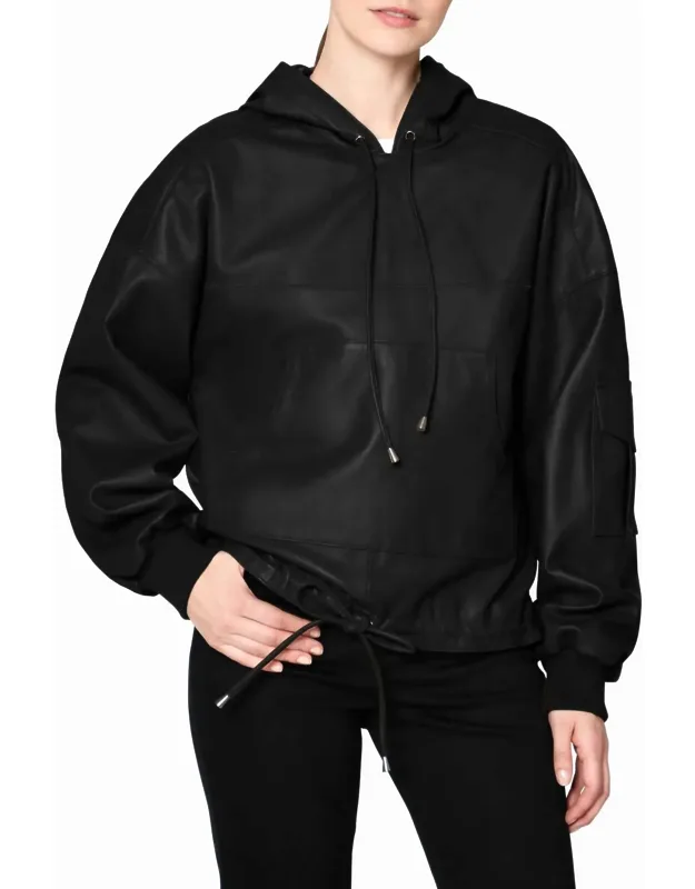 Leather Space Hoodie