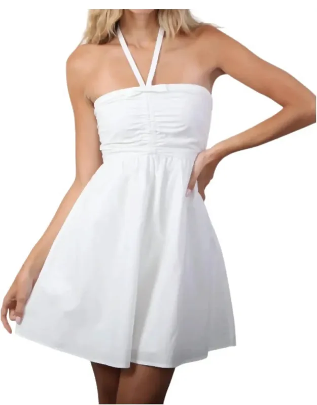 Willow Halter Babydoll Dress